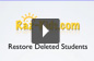 Restore Deleted Students